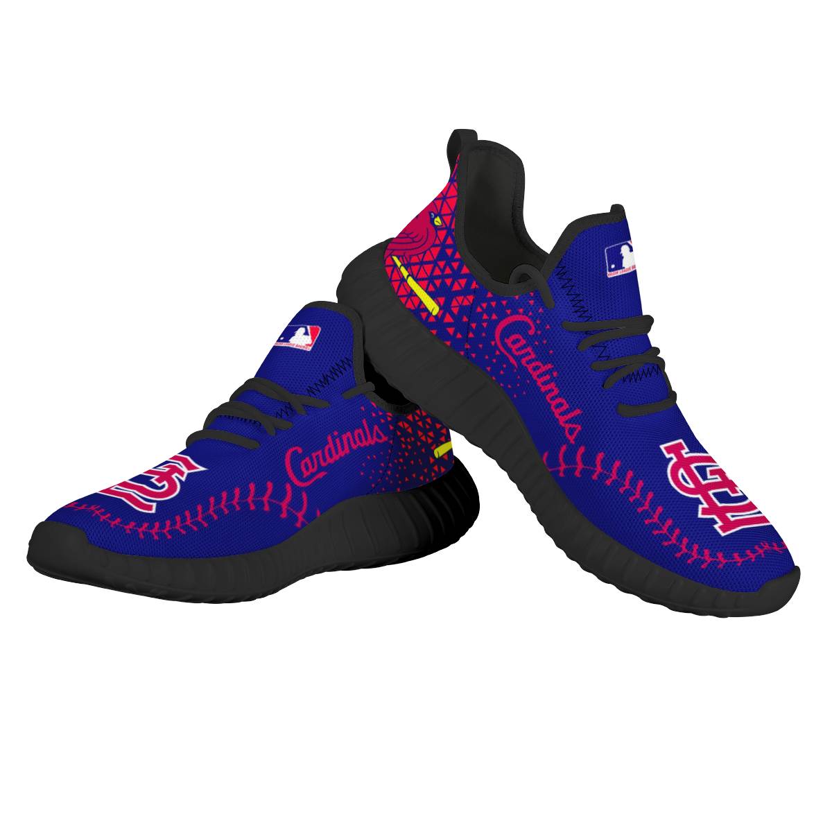Women's St. Louis Cardinals Mesh Knit Sneakers/Shoes 003